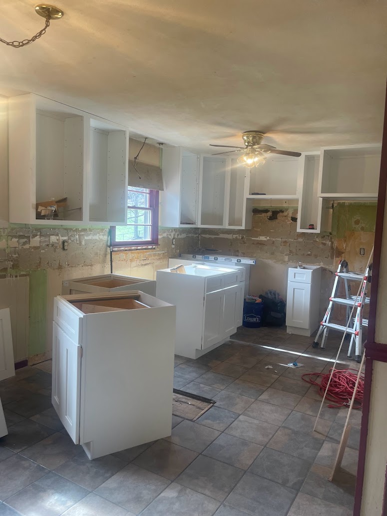kitchen cabinet installation in johnson city