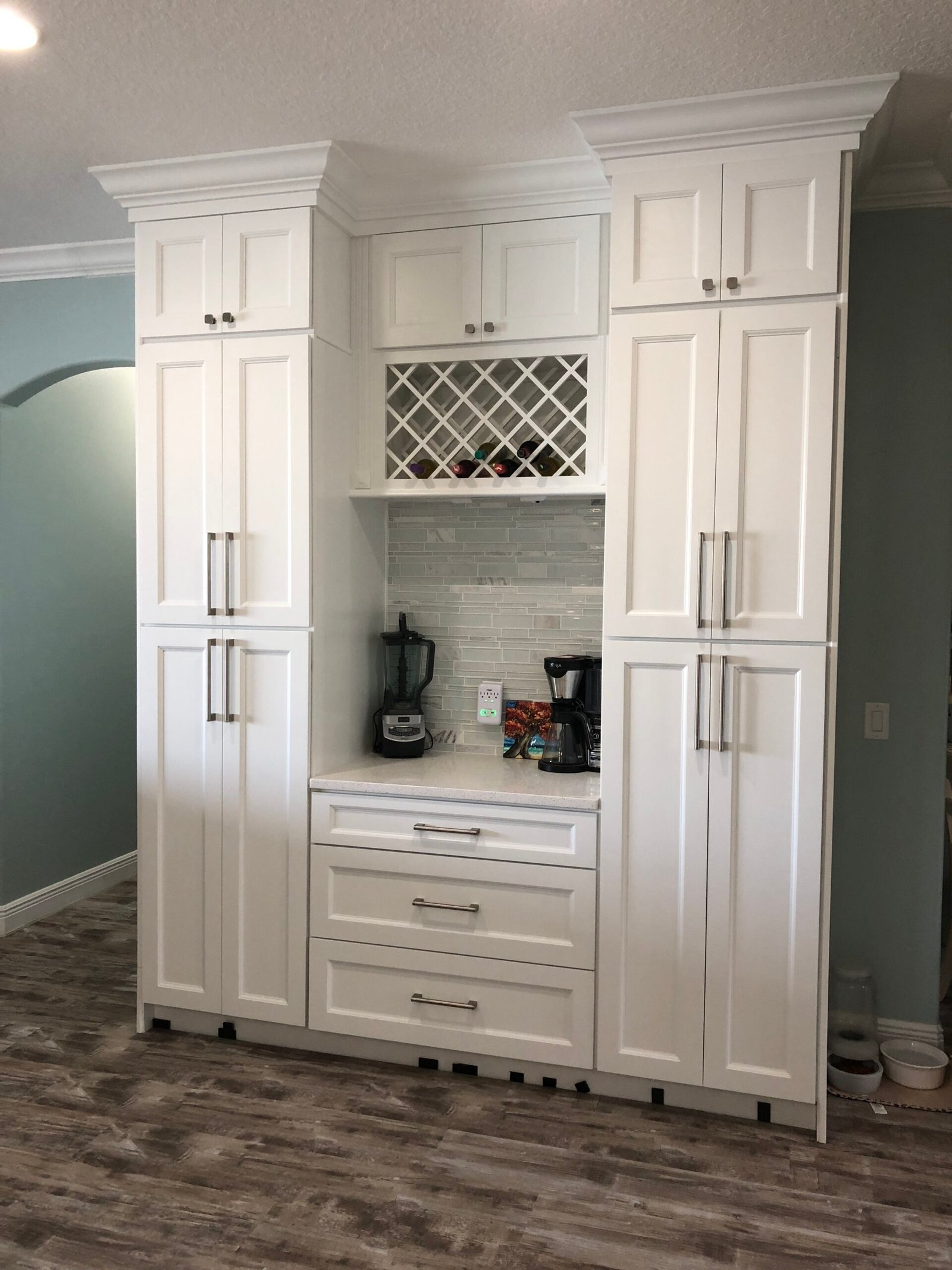 custom cabinets installed in a home